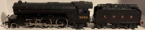 31-556 V2 3650 LNER Wartime Black