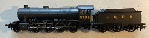 R3088 LNER Thompson Class 01 3755 DCC Reay